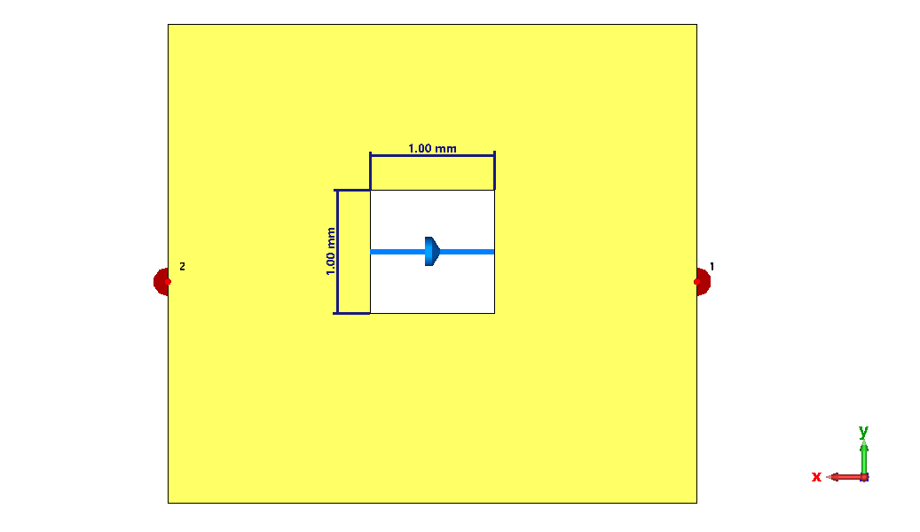 GND plane slot with stitching capacitors across it